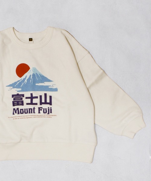 ビッグシルエットジャパニーズプリントトレーナー（スウェット）｜Life