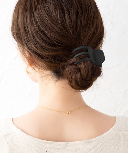 セール】大人ヘアに活躍するマットカラーバンスクリップ（バレッタ