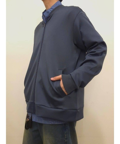 BACK NUMBER（バックナンバー）の「【BACK NUMBER】杢ダンボールジップブルゾン（その他トップス・メンズ・ダークグレー/オリーブ・L/XL/M）」の2枚目の写真