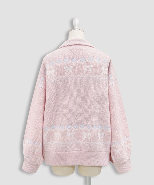 Honey Cinnamon（ハニーシナモン）の「フルジップうさぎカウチンニット