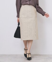 index | ストレッチタイトスカート【洗濯機OK/防シワ/抗ピル】《S～3L》(スカート)