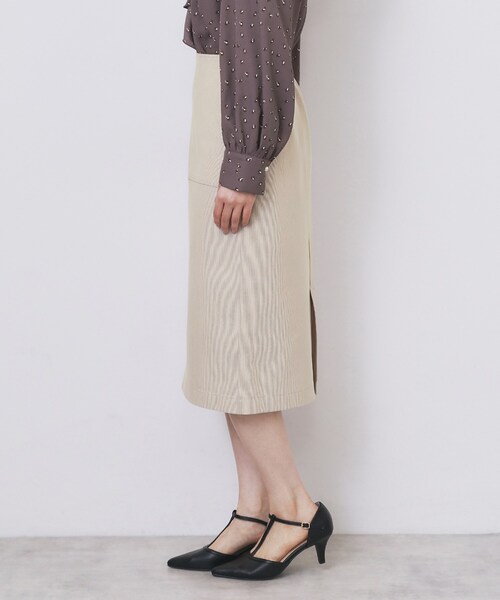 index（インデックス）の「ストレッチタイトスカート【洗濯機OK/防シワ/抗ピル】《S～3L》（スカート・レディース・サックスブルー/ナチュラル/チャコールグレー・36/44/42/40/38）」の17枚目の写真