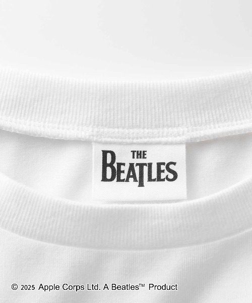 IEDIT(イディット)の「IEDIT THE BEATLES ロングスリーブプリントTシャツ(Tシャツ/カットソー・レディース・ホワイト/ダークグレー・M/L/LL/3L/S)」の5枚目の写真