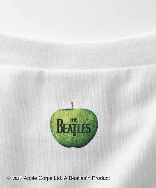 IEDIT(イディット)の「IEDIT THE BEATLES ロングスリーブプリントTシャツ(Tシャツ/カットソー・レディース・ホワイト/ダークグレー・M/L/LL/3L/S)」の6枚目の写真
