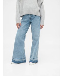 GAP（ギャップ）の「ローライズ リラックスフィット フレアデニム (キッズ)（デニムパンツ・キッズ）」