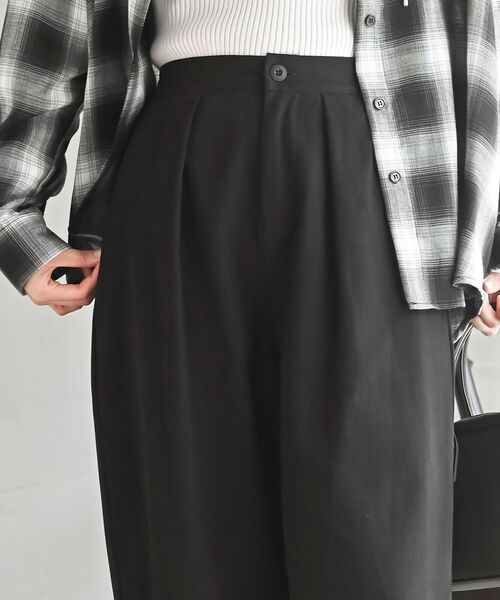 rps（アールピーエス）の「ツイルコクーンパンツ（その他パンツ・レディース・ブラック/カーキ/ダークブラウン/ダークベージュ・フリー）」の9枚目の写真