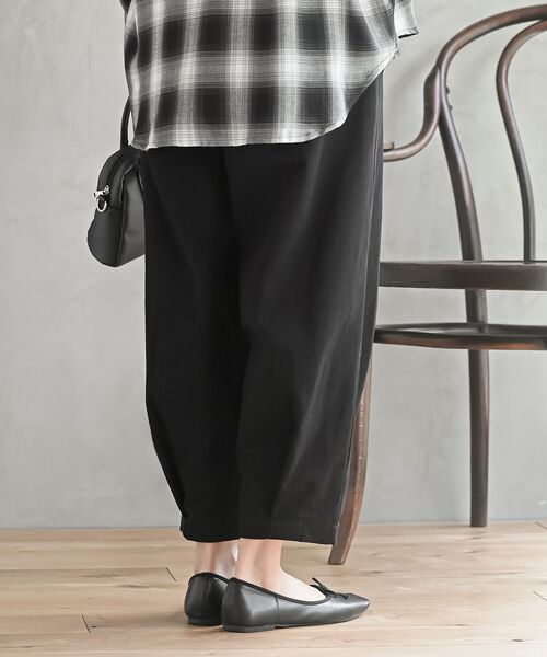 rps（アールピーエス）の「ツイルコクーンパンツ（その他パンツ・レディース・ブラック/カーキ/ダークブラウン/ダークベージュ・フリー）」の11枚目の写真