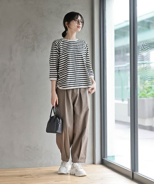 rps（アールピーエス）の「ツイルコクーンパンツ（その他パンツ・レディース・ブラック/カーキ/ダークブラウン/ダークベージュ・フリー）」の14枚目の写真