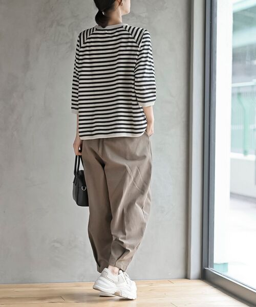 rps（アールピーエス）の「ツイルコクーンパンツ（その他パンツ・レディース・ブラック/カーキ/ダークブラウン/ダークベージュ・フリー）」の16枚目の写真