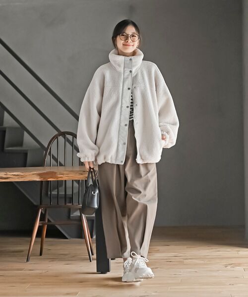 rps（アールピーエス）の「ツイルコクーンパンツ（その他パンツ・レディース・ブラック/カーキ/ダークブラウン/ダークベージュ・フリー）」の22枚目の写真