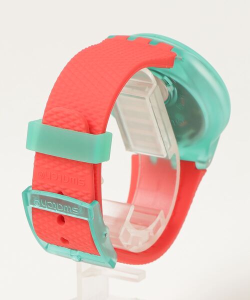 SWATCH（スウォッチ）の「SWATCH NEON EMERALD CHRONO（アナログ腕時計・レディース・グリーン・FREE）」の6枚目の写真