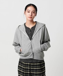 BEAUTY&YOUTH UNITED ARROWS（ビューティーアンドユースユナイテッドアローズ）の「【WEB限定 Wardrobe DAILY MINIMAL】ダンボールスウェット ダブルジップパーカー（パーカー）」