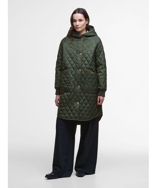 セール】Hilary キルティング ミドルレングス ジャケット（レディース