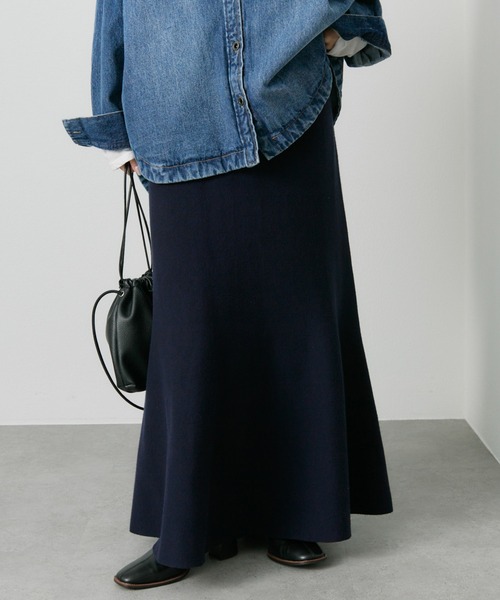 ミラノリブニットスカート（スカート）｜PUAL CE CIN（ピュアルセシン