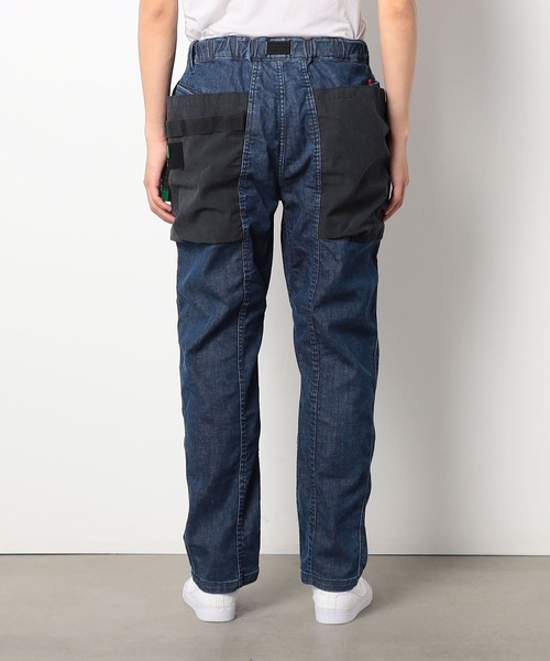 Grand PARK（グランドパーク）の「NANGA×H.A.K.U/ナンガ×ハク別注　NARROW TAPEREDパンツ（デニムパンツ・メンズ・ダークインディゴブルー/ブラック・MEDIUM/LARGE）」の4枚目の写真