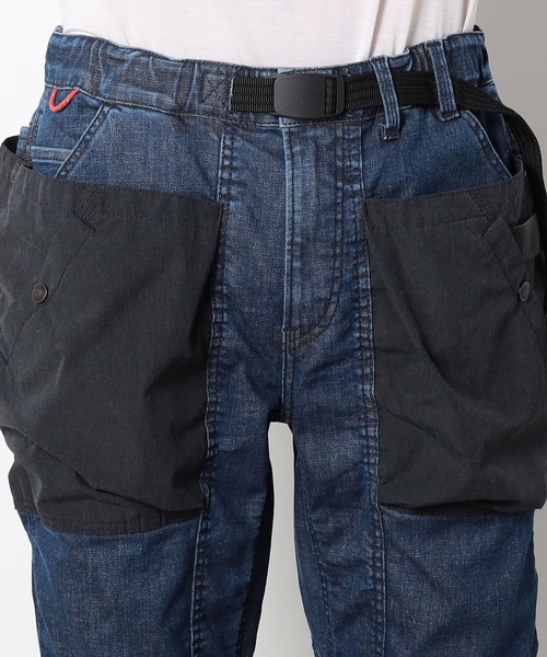 Grand PARK（グランドパーク）の「NANGA×H.A.K.U/ナンガ×ハク別注　NARROW TAPEREDパンツ（デニムパンツ・メンズ・ダークインディゴブルー/ブラック・MEDIUM/LARGE）」の5枚目の写真