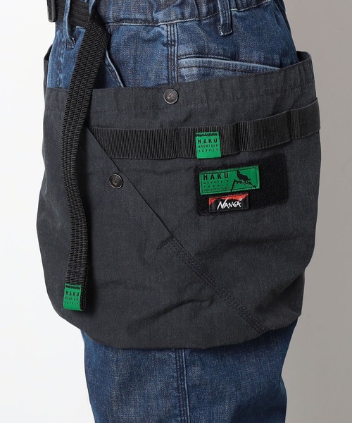 Grand PARK（グランドパーク）の「NANGA×H.A.K.U/ナンガ×ハク別注　NARROW TAPEREDパンツ（デニムパンツ・メンズ・ダークインディゴブルー/ブラック・MEDIUM/LARGE）」の9枚目の写真