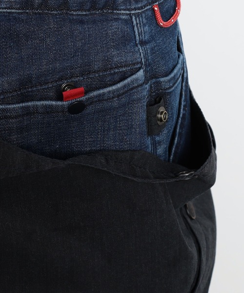 Grand PARK（グランドパーク）の「NANGA×H.A.K.U/ナンガ×ハク別注　NARROW TAPEREDパンツ（デニムパンツ・メンズ・ダークインディゴブルー/ブラック・MEDIUM/LARGE）」の12枚目の写真