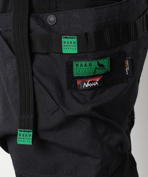 Grand PARK（グランドパーク）の「NANGA×H.A.K.U/ナンガ×ハク別注　NARROW TAPEREDパンツ（デニムパンツ・メンズ・ダークインディゴブルー/ブラック・MEDIUM/LARGE）」の14枚目の写真