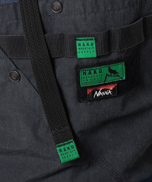 Grand PARK（グランドパーク）の「NANGA×H.A.K.U/ナンガ×ハク別注　NARROW TAPEREDパンツ（デニムパンツ・メンズ・ダークインディゴブルー/ブラック・MEDIUM/LARGE）」の16枚目の写真