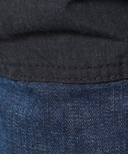 Grand PARK（グランドパーク）の「NANGA×H.A.K.U/ナンガ×ハク別注　NARROW TAPEREDパンツ（デニムパンツ・メンズ・ダークインディゴブルー/ブラック・MEDIUM/LARGE）」の18枚目の写真