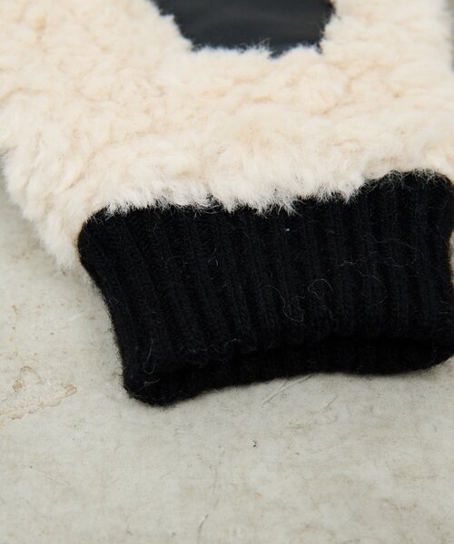 GALLARDAGALANTE(ガリャルダガランテ)の「ボアミトン(その他小物・レディース・ブラウン/オフホワイト・FREE)」の11枚目の写真