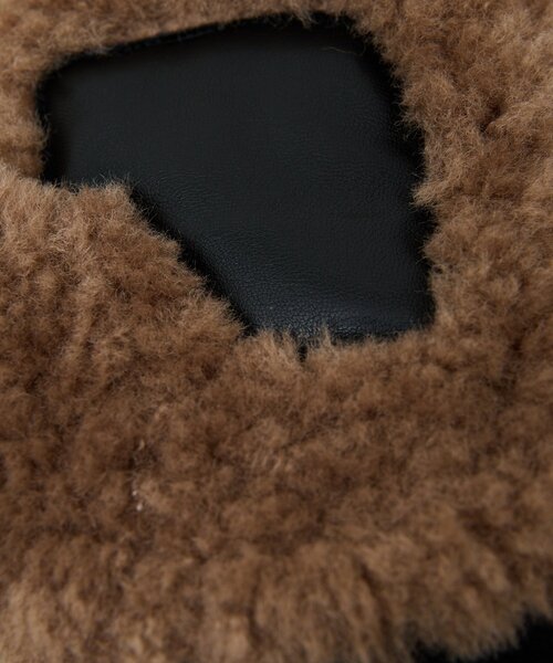 GALLARDAGALANTE(ガリャルダガランテ)の「ボアミトン(その他小物・レディース・ブラウン/オフホワイト・FREE)」の14枚目の写真