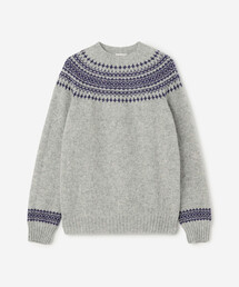 Morris & Sons | MORRIS & SONS |  ジーロンラム ノルディックセーター MEN(ニット/セーター)