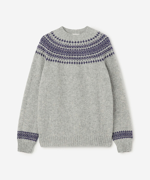MORRIS & SONS |ジーロンラム ノルディックセーター MEN