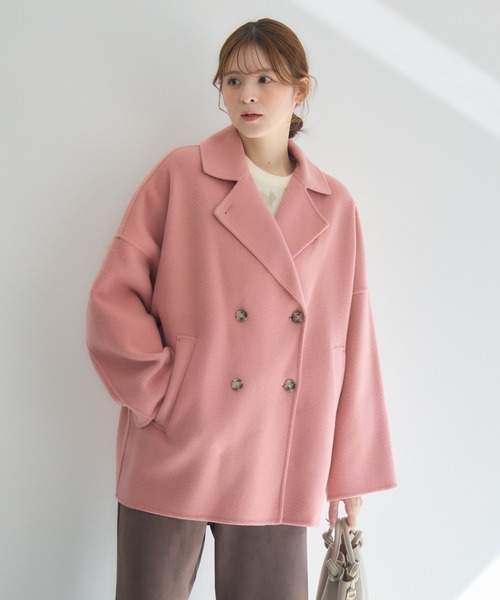 KATHARINE ROSS（キャサリンロス）の「【KATHARINE ROSS】Pecolambリバーミドルコート（その他アウター・レディース・ブルー/ブラック/ピンク・MEDIUM）」の17枚目の写真