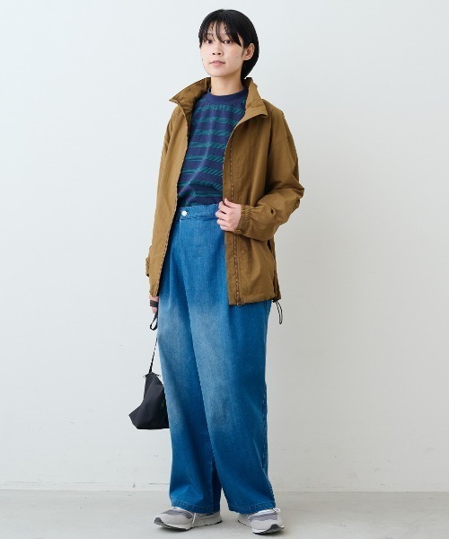 THREE FIFTY STANDARD(スリーフィフティースタンダード)の「THREE FIFTY STANDARDレトロなボーダーTシャツ(Tシャツ/カットソー・レディース・アイボリー/ブラック×ホワイト/ネイビー・LL/L/M/3L)」の16枚目の写真