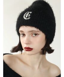 EVRIS | ワンポイントシャギーニットキャップ(ニットキャップ/ビーニー)