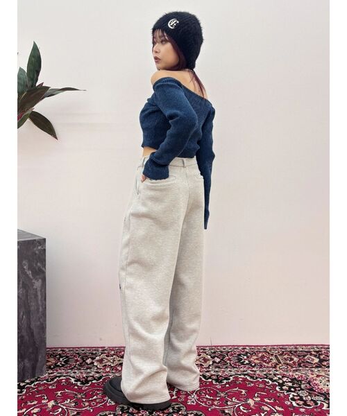 EVRIS（エヴリス）の「ワンポイントシャギーニットキャップ（ニットキャップ/ビーニー・レディース・ブラック/ホワイト・FREE）」の19枚目の写真