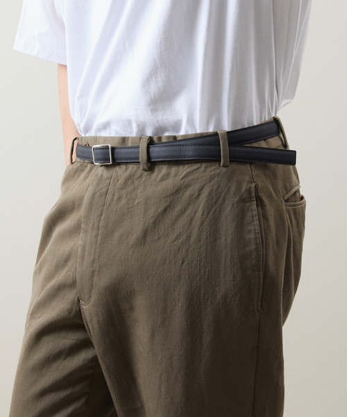 And A（アンドエー）の「ITTI イッチ / HERRIE W BUCKLE BELT - PM / DIPLO JP 牛革ナローレザーベルト / ITTI-GOODS-095-DJ-PM（ベルト・メンズ・ブラック・FREE）」の3枚目の写真