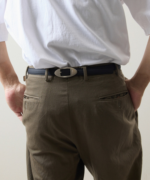 And A（アンドエー）の「ITTI イッチ / HERRIE W BUCKLE BELT - PM / DIPLO JP 牛革ナローレザーベルト / ITTI-GOODS-095-DJ-PM（ベルト・メンズ・ブラック・FREE）」の4枚目の写真
