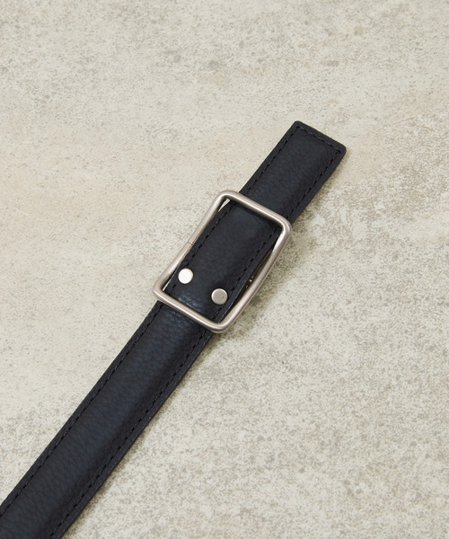And A（アンドエー）の「ITTI イッチ / HERRIE W BUCKLE BELT - PM / DIPLO JP 牛革ナローレザーベルト / ITTI-GOODS-095-DJ-PM（ベルト・メンズ・ブラック・FREE）」の7枚目の写真