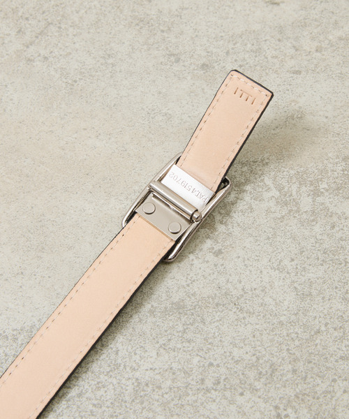 And A（アンドエー）の「ITTI イッチ / HERRIE W BUCKLE BELT - PM / DIPLO JP 牛革ナローレザーベルト / ITTI-GOODS-095-DJ-PM（ベルト・メンズ・ブラック・FREE）」の8枚目の写真