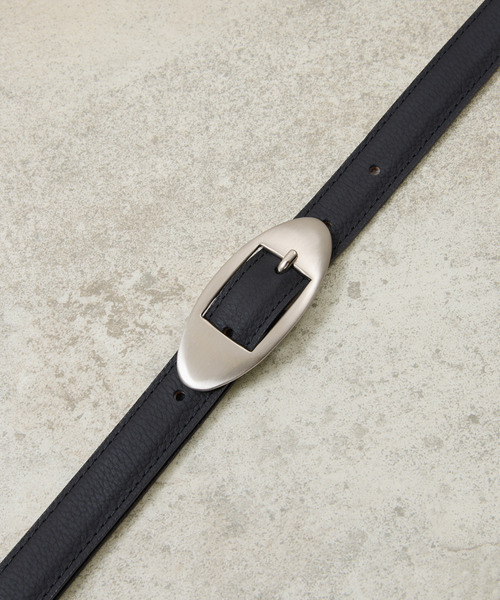 And A（アンドエー）の「ITTI イッチ / HERRIE W BUCKLE BELT - PM / DIPLO JP 牛革ナローレザーベルト / ITTI-GOODS-095-DJ-PM（ベルト・メンズ・ブラック・FREE）」の9枚目の写真