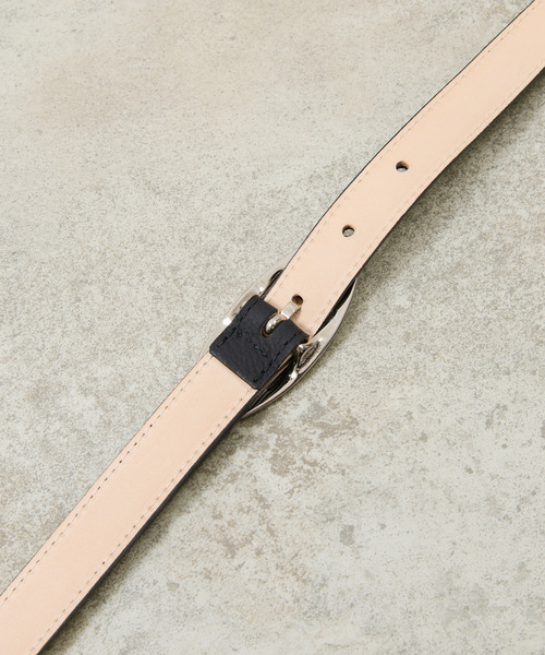 And A（アンドエー）の「ITTI イッチ / HERRIE W BUCKLE BELT - PM / DIPLO JP 牛革ナローレザーベルト / ITTI-GOODS-095-DJ-PM（ベルト・メンズ・ブラック・FREE）」の10枚目の写真