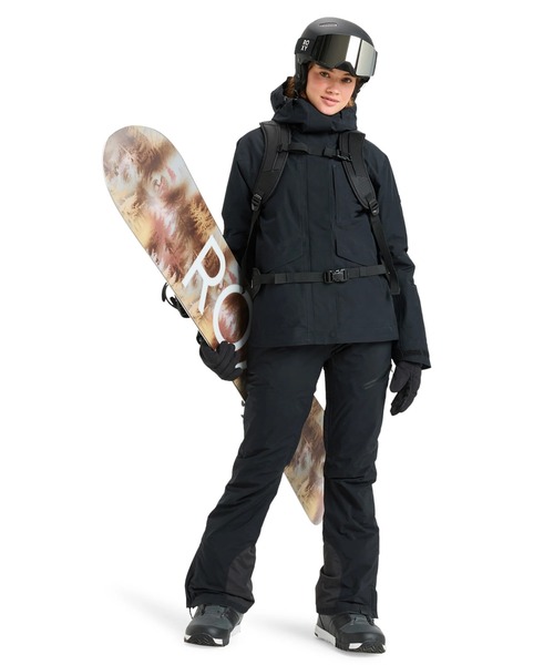 ROXY（ロキシー）の「GORE-TEX STORMDAY JK/ロキシースキースノーボードウェア(ゴアテックスジャケット)（マウンテンパーカー・レディース・ブラック/ライラック・SMALL/MEDIUM/LARGE/X-SMALL）」の21枚目の写真