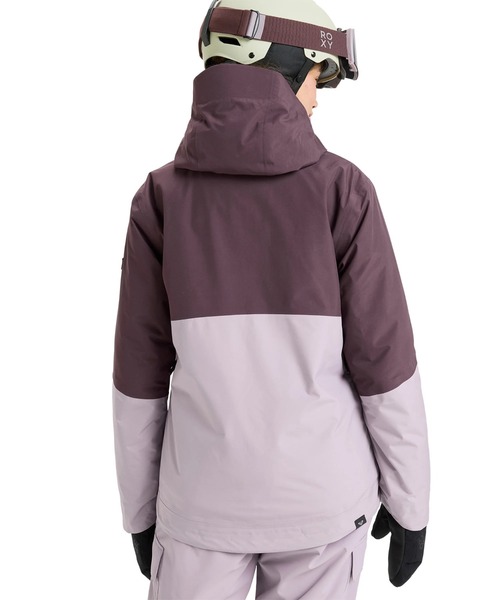 ROXY（ロキシー）の「GORE-TEX STORMDAY JK/ロキシースキースノーボードウェア(ゴアテックスジャケット)（マウンテンパーカー・レディース・ブラック/ライラック・SMALL/MEDIUM/LARGE/X-SMALL）」の22枚目の写真