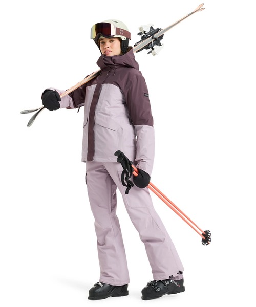 ROXY（ロキシー）の「GORE-TEX STORMDAY JK/ロキシースキースノーボードウェア(ゴアテックスジャケット)（マウンテンパーカー・レディース・ブラック/ライラック・SMALL/MEDIUM/LARGE/X-SMALL）」の10枚目の写真