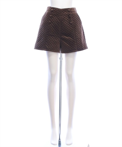 CLEAR BASIC（クリアベーシック）の「クルミボタンキルティングショートパンツ［大人 カジュアル フェミニン 着回し力抜群］≪再入荷≫（その他パンツ・レディース・アイボリー/ブラウン・F）」の21枚目の写真