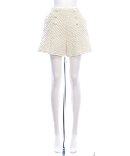 CLEAR BASIC（クリアベーシック）の「クルミボタンキルティングショートパンツ［大人 カジュアル フェミニン 着回し力抜群］≪再入荷≫（その他パンツ・レディース・アイボリー/ブラウン・F）」の20枚目の写真