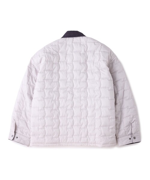 UNIVERSAL OVERALL(ユニバーサルオーバーオール)の「【UNIVERSAL OVERALL】for M FLAG QUIL TING JACKET(カバーオール・レディース・ブラック/グレー/ダークブラウン・M/L/XL)」の6枚目の写真