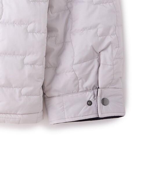 UNIVERSAL OVERALL(ユニバーサルオーバーオール)の「【UNIVERSAL OVERALL】for M FLAG QUIL TING JACKET(カバーオール・レディース・ブラック/グレー/ダークブラウン・M/L/XL)」の7枚目の写真