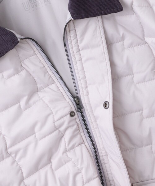 UNIVERSAL OVERALL(ユニバーサルオーバーオール)の「【UNIVERSAL OVERALL】for M FLAG QUIL TING JACKET(カバーオール・レディース・ブラック/グレー/ダークブラウン・M/L/XL)」の8枚目の写真