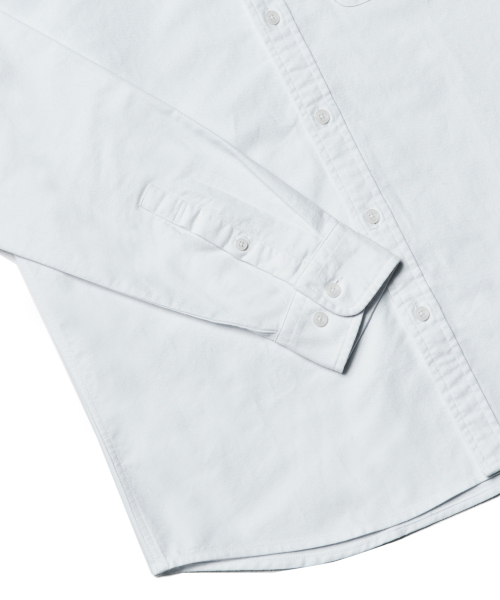 MUSINSA STANDARD（ムシンサスタンダード）の「ベーシックオックスフォードシャツ[ホワイト]（シャツ/ブラウス・メンズ・その他・XX-LARGE/XXX-LARGE/SMALL/MEDIUM/LARGE/X-LARGE）」の13枚目の写真