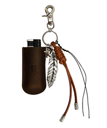 RSSC（アールエスエスシー）の「LEATHER LIGHTER CASE KEYRING - BROWN（キーケース/キーアクセサリー）」