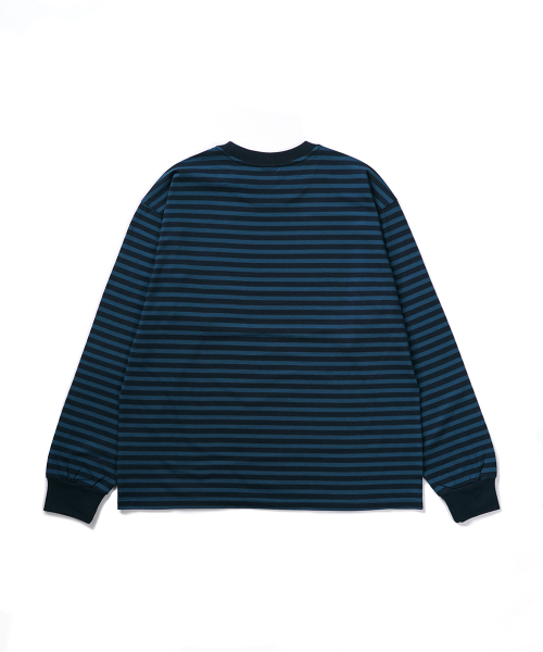 GAKKAI UNIONS(ガッカイユニオンズ)の「20S ストライプロングスリーブネイビー(Tシャツ/カットソー・レディース・その他・MEDIUM/LARGE/X-LARGE)」の3枚目の写真